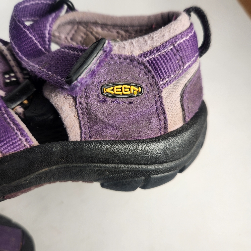 KEEN Kids Sandal Size 12 Purple Fisherman Outdoor Cap Toe Washable Shoes - Picture 10 of 12